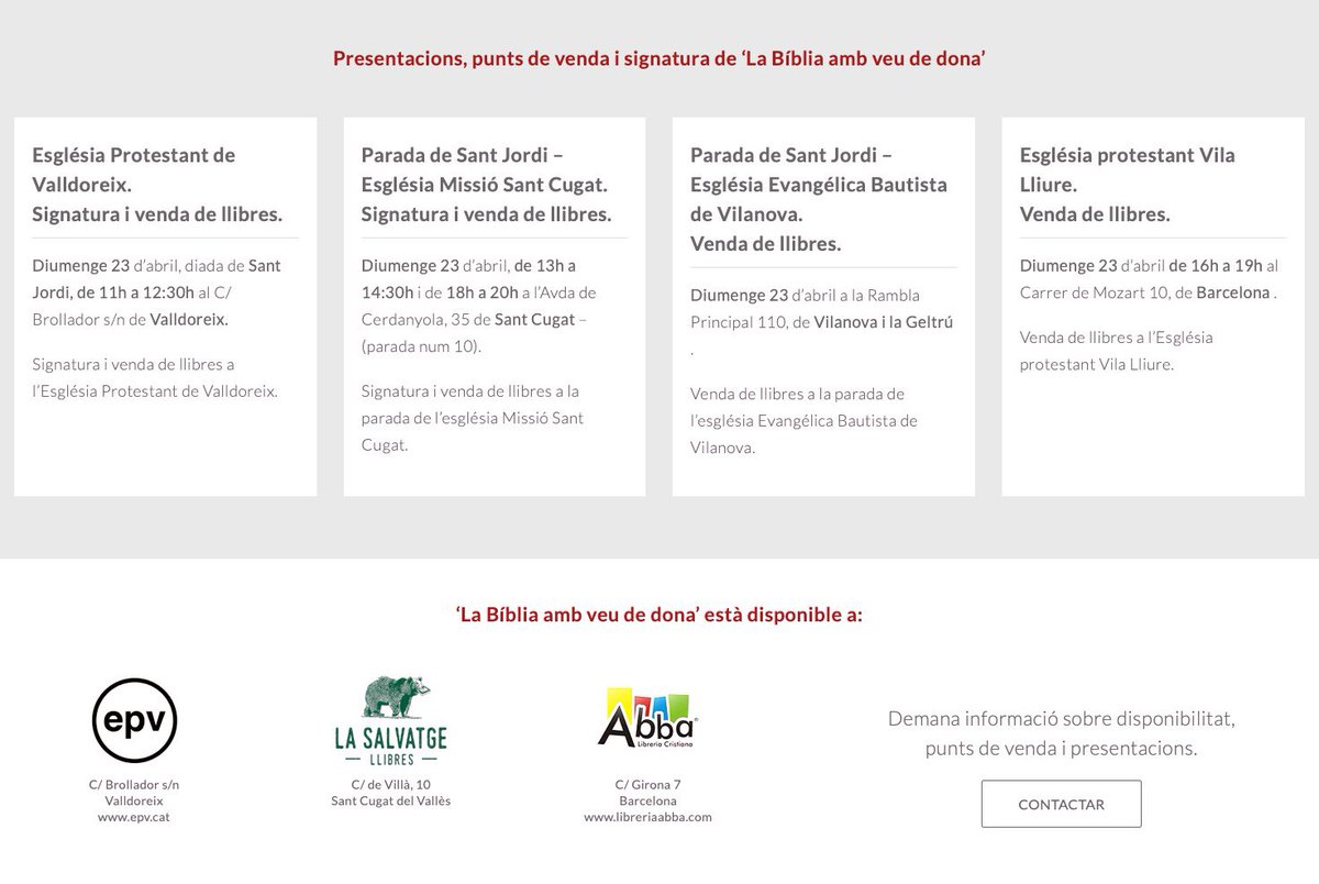 MonellsJosep's tweet photo. Ja he publicat el meu segon llibre:

“La Bíblia amb veu de dona”

El podeu trobar pel #DiadelLlibre 🌹📖 Sant Jordi
i al llocs que trobareu al web

https://t.co/8JqghkQ2yX https://t.co/spZ2G3zYbN