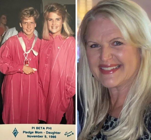 KCAlumPanhel's tweet photo. Meet our 2023 Women of the Year! Our last WOY is Nan McConnell from @PiBetaPhiHQ Nebraska-Lincoln. We love the “Then and Now” pics! #npcwomen #notjustfouryears https://t.co/1ANwudrjpd