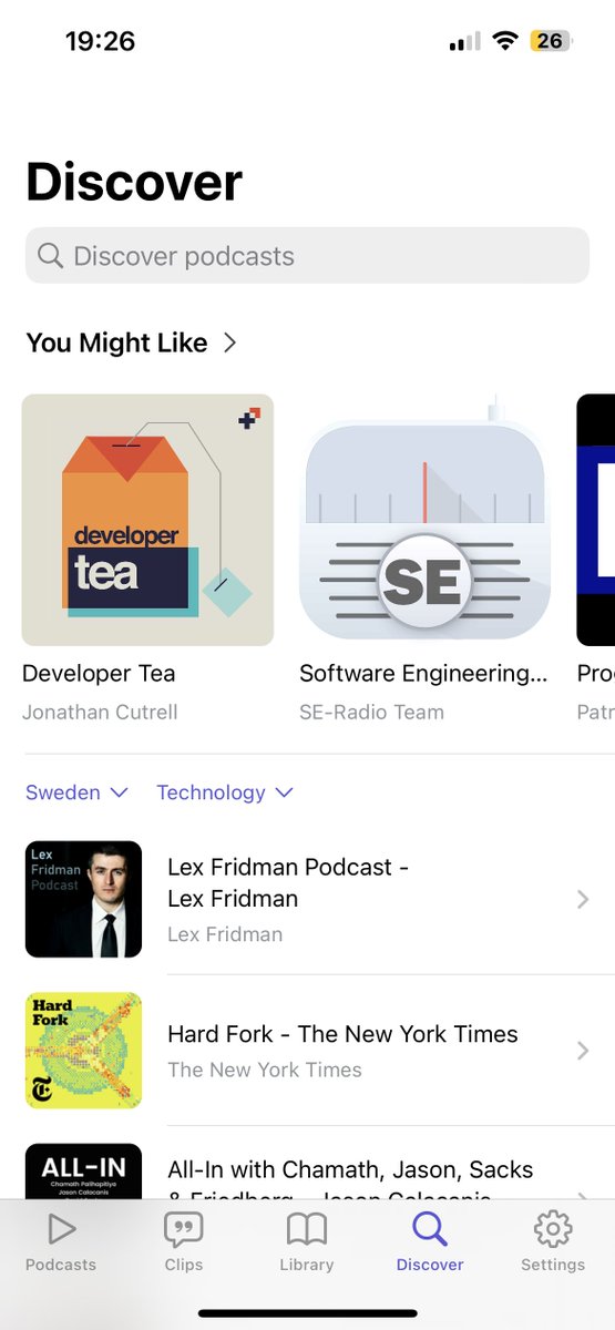 podlingoapp's tweet photo. New feature alert! 🎉 PodLingo now adapts to your listening habits and suggests podcasts you'll love!

Update now and discover your next favorite podcast! 🎧

#languageapp #LanguageLearning 
https://t.co/Y6XiVijHki https://t.co/bBTQQOuvtQ