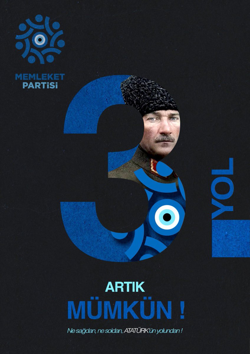 Memleket27Antep's tweet photo. Ne faşist iktidara, Ne de menfaat ittifakına muhtaç değilsin. Atatürk’ün izinden giden, fikirlerini benimseyen ve yaşatan, kavgadan çekinmeyen üçüncü bir yol var!

Seçeneksiz değilsin, bir oy Memleket Partisine Bir oy Muharrem İNCE’ye !

#Gaziantep #Türkiye #MemleketPartisi https://t.co/pWJrctWGhq