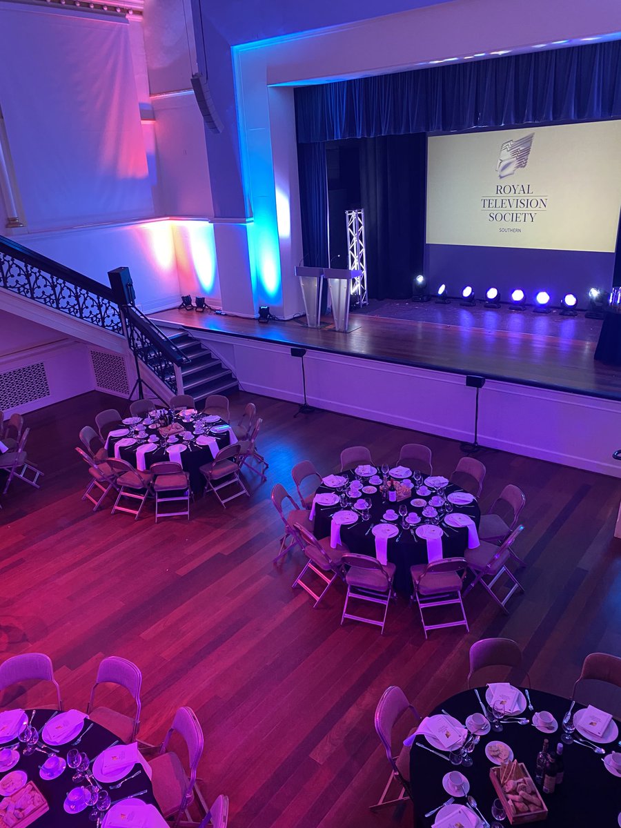 RedBalloonProd's tweet photo. getting ready! #rtssouth23 Professional and Student Awards streaming live tonight from RTSSouth FB page https://t.co/iO86yUOgw7