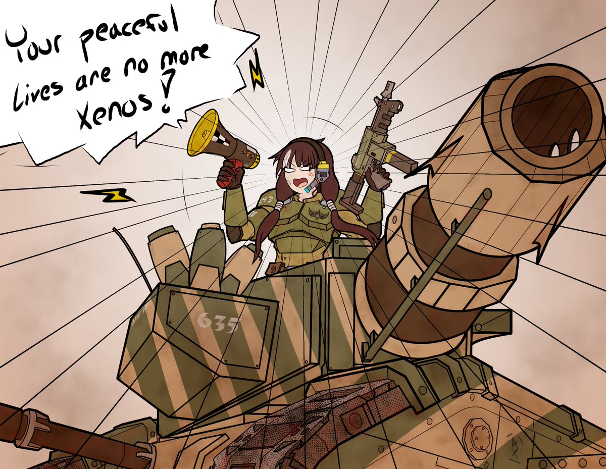 DSX_77's tweet photo. RO got herself a Leman Russ- your argument is invalid

Also, 3 Years on Twitter WOOT WOOT!

#少女前线 #ドールズフロントライン #girlsfrontline #ドルフロ #소녀전선 #WarhammerCommunity #warhammer40k #40kart https://t.co/9aFqiqQBxb