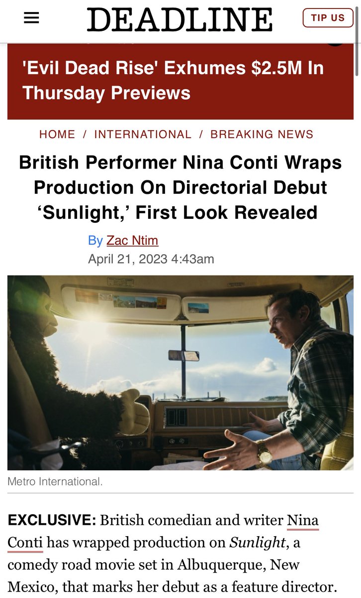 Nina Conti🪼 (@ninaconti) on Twitter photo I directed a film. Wrapping today. A five year build up and a dream come true to make it a reality. Thank you to fine producers incredible crew and badass cast. Fat monkey-paw high five to <a href="/ImShenoahAllen/">Shenoah Allen</a> I directed a film. Wrapping today. A five year build up and a dream come true to make it a reality. Thank you to fine producers incredible crew and badass cast. Fat monkey-paw high five to <a href="/ImShenoahAllen/">Shenoah Allen</a>