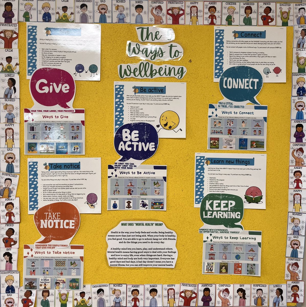 Mental Health Week prep! 
#5waystowellbeing #MHweek #CYW <a href="/HESGEDSB/">Hagersville E.S.</a> <a href="/PrincipalLove1/">Shannon Love</a>