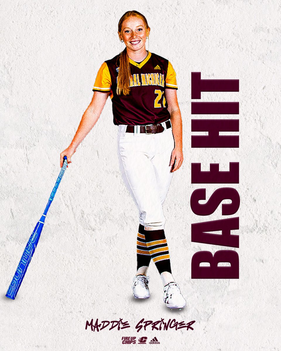 CMUSoftball's tweet photo. T2| Springer grabs an RBI and we grab the lead ‼️

Bracamonte comes home from second after Mills SAC bunts her over 💪

CMU: 1 | UAB: 0

#FireUpChips🔥⬆️🥎 | @maddiespringer_ https://t.co/B1Vh0dIbnP