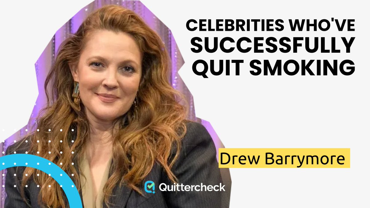 quittercheck's tweet photo. #DrewBarrymore #quitsmoking for good in 2001 thanks to #TheMadRussian hypnotist, Yefim G. Shubentsov.
Whatever he did, it worked! 💪

Quitting smoking can lead to a longer, healthier life, so it's never too late to prioritize your health and kick the habit.
#HypnosisWorks 🚭🙌 https://t.co/Ei575kRrC1