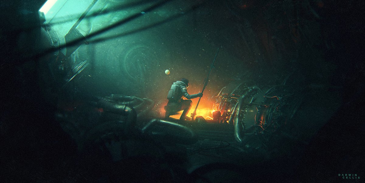 Abandoned⚙️ #b3d #scifi #digitalart