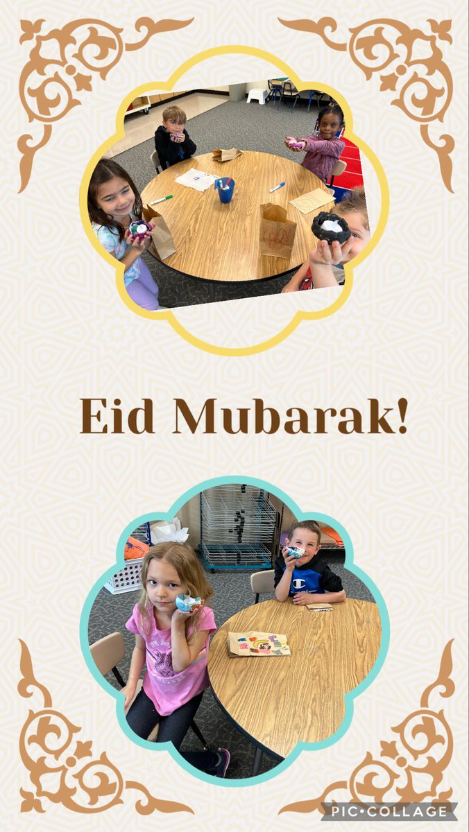 Happy Eid! Kinder @GP157c shows off their clay lanterns! #EidMubarak #happyEid2023 #fsd157c #GPMagic