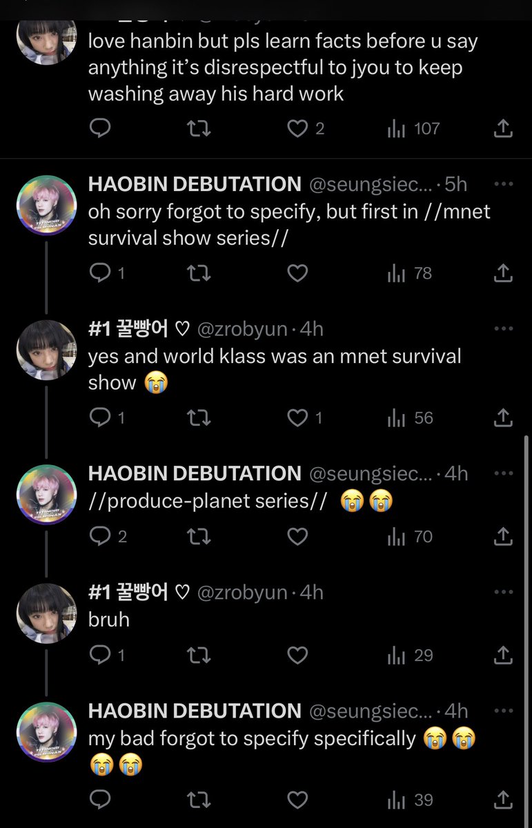 izseongmin's tweet photo. this made me giggle a little because why do you not want to admit jyou is the first https://t.co/YUszzHXo6V