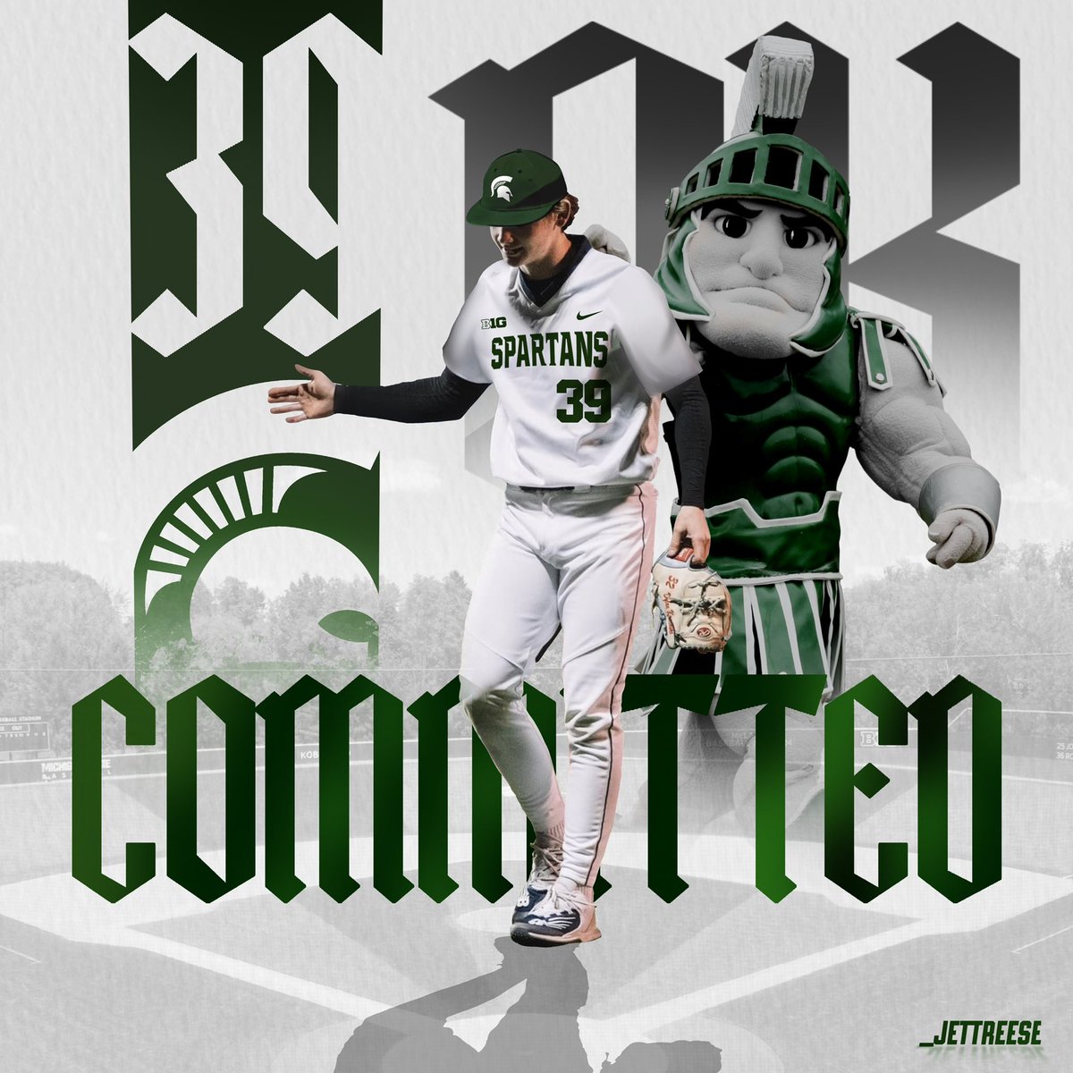 DylanKaminski5's tweet photo. COMMITTED!!💚🤍#SpartanStrong #GoGreen https://t.co/PdG8GmNDE8