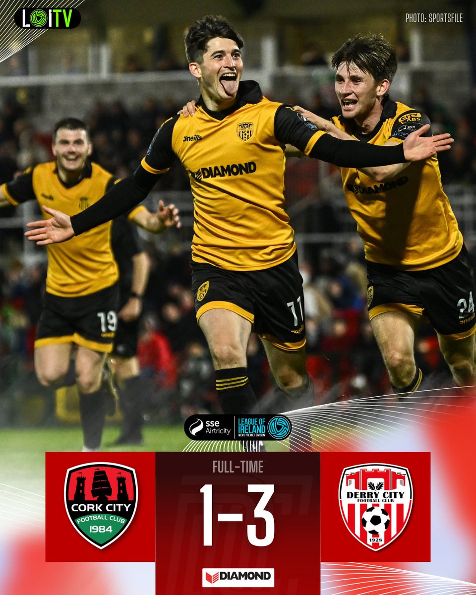 derrycityfc's tweet photo. Boyce, Duffy &amp; Whelan 🔥

Three points on the road. https://t.co/M5QSZ5VccP
