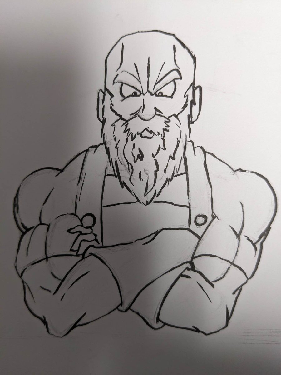 DanieruKyoudai's tweet photo. Gareth is the blacksmith of Rufflesborough Village. He is the strongest man that is in the city, and is also the village elder's son. He is next to lead the village after his father passes along.

#art #ArtistOnTwitter #indie #indiedev #indiegam #indiegamedev #ChristianGameDev https://t.co/i9Mqa7nIgT