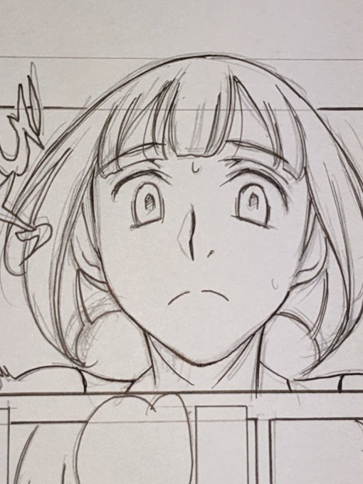 まだまだペン入れ中ですが、どうも調子が上がりません💧 