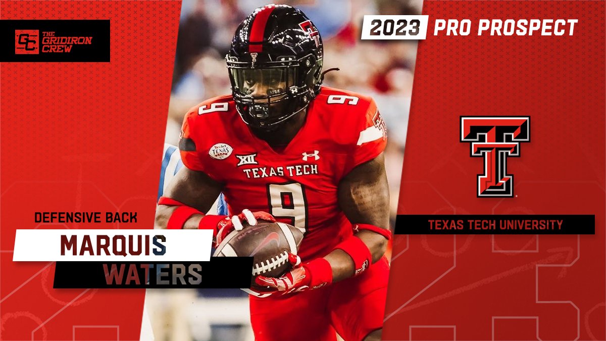 Gridiron_Crew's tweet image. ⚠️ Attention Pro Scouts, Coaches, and GMs ⚠️

You need to look at 2023 Pro Prospect, Marquis Waters @mdwaters2139, a DB from @TexasTechFB

#2023ProProspect #DraftTwitter #NFLDraft #CFL #XFL #USFL #ProFootball 🏈

👀 See our Interview: thegridironcrew.com/marquis-waters…