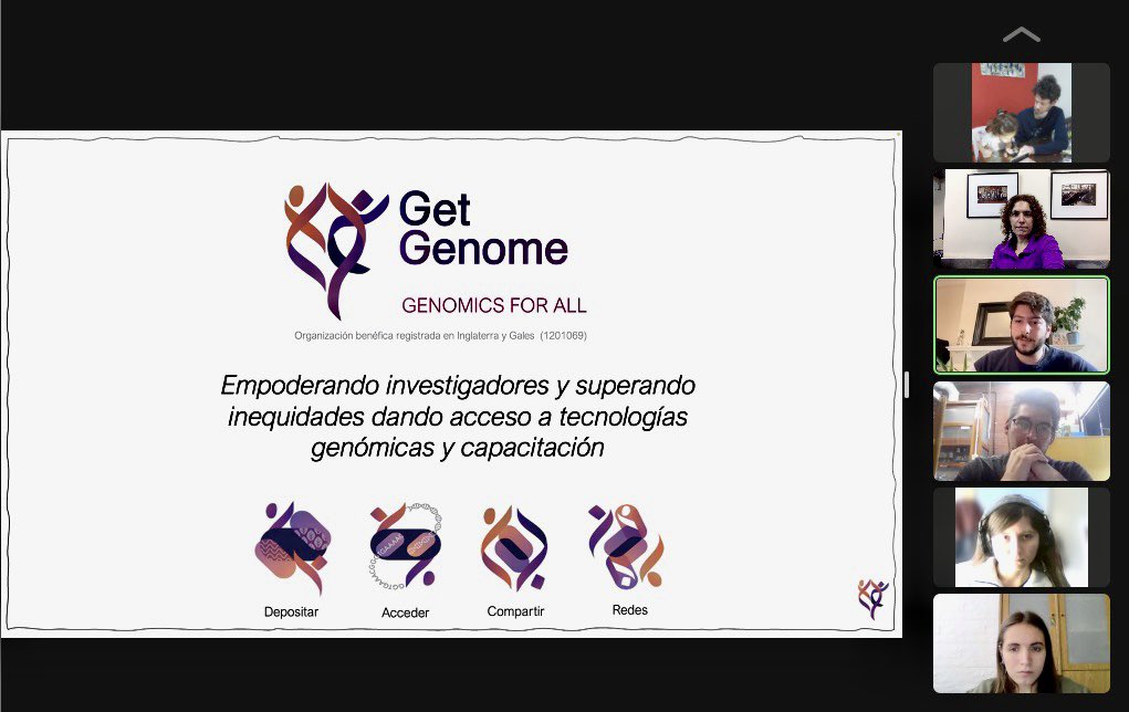 EugeSegretin's tweet photo. Thanks Andy @adnroide for a great talk to introduce us to the amazing potential of AlphaFold & col. Thanks @mpcontreras4 and @GetGenome for promoting it 🫶🏼. Let’s go for future activities! @KamounLab #ingebi https://t.co/GofSw73sbq
