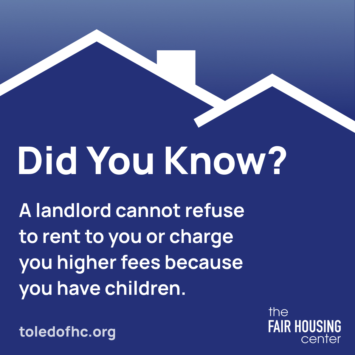 ToledoFHC's tweet photo. Friday Fair Housing facts! https://t.co/iskfu5AGlU