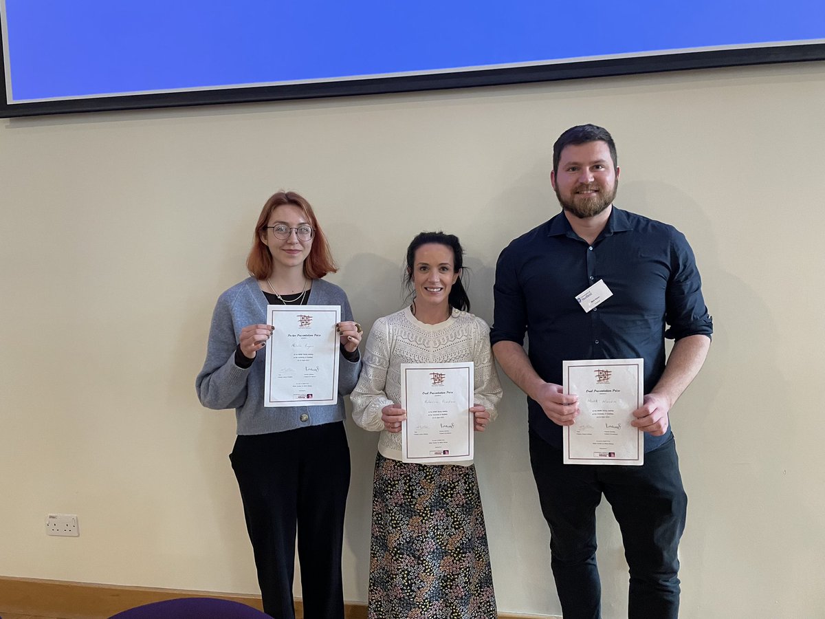 Fragiadaki_Lab's tweet photo. I enjoyed organising the BSMB Spring 2023 meeting. We had some fantastic talks including from @LabAnna @EllieTzima @RLWczyk @ProfPaulEvans Dr Areej Alahmadi @ro_ooja and Dr Fiona Macleod @FionaMairi gave excellent talks! The highlight for me was giving out the awards! @BSMB1 https://t.co/16wCZThmkK