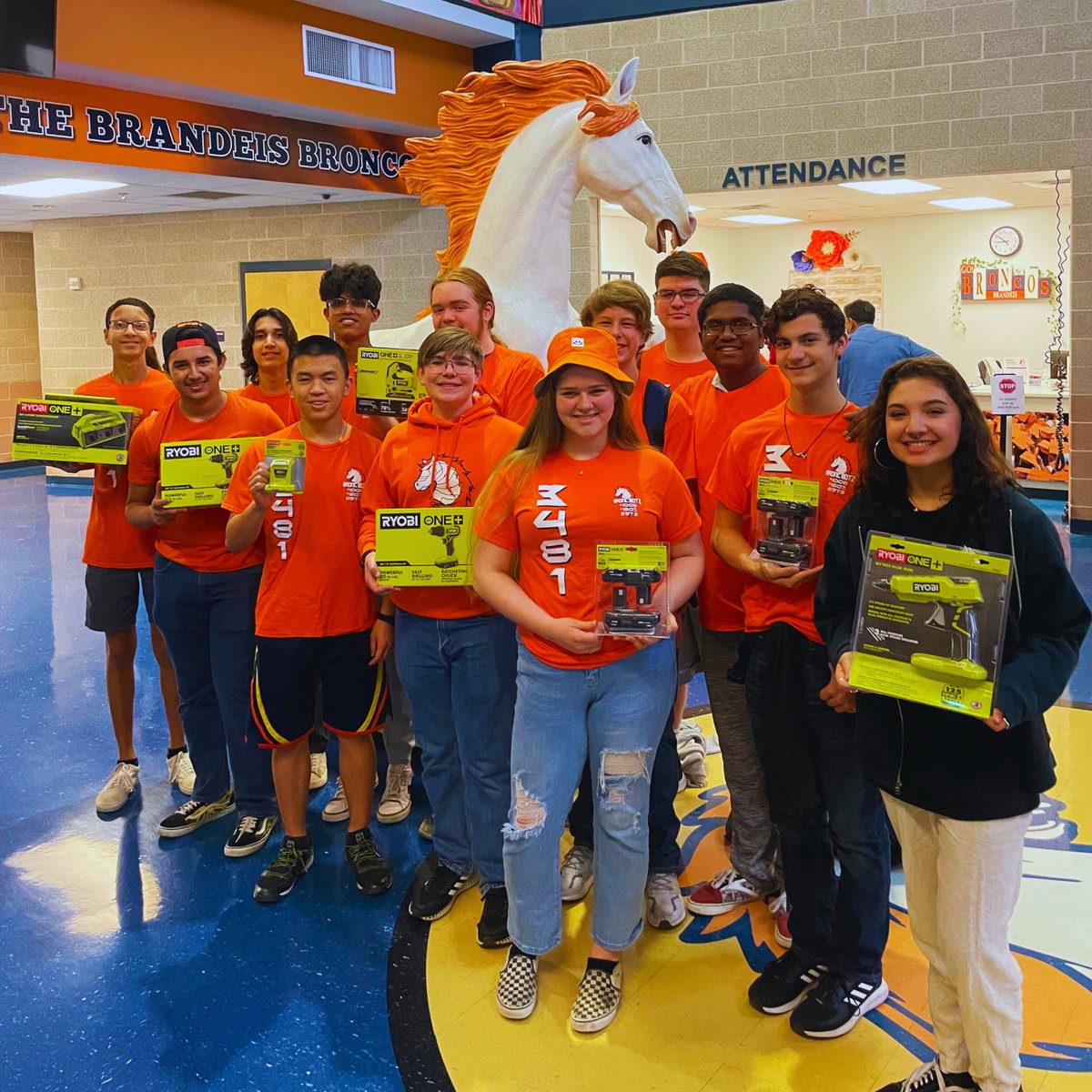 A huge thank you to @RYOBIToolsUSA for your in-kind donation of tools! Sponsorships like yours help #PublicSchoolsProvide the #NISDSuperiorCTE experiences that schools in <a href="/NISD/">Northside ISD</a> like @BHSBrandeis provide our <a href="/FIRSTinTexas/">FIRST in Texas</a> <a href="/FTCTeams/">FIRST Tech Challenge</a> &amp; <a href="/FRCTeams/">FIRST Robotics Competition</a>! #RepTheB #NISDIgnited