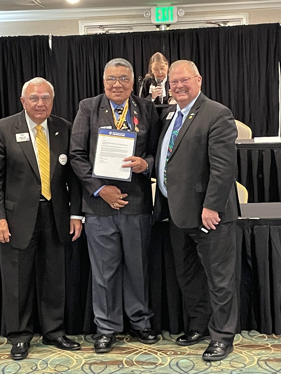 22ALions's tweet photo. @lionsclubs our Intermediate Past District Governor Bijoy Mahanti during the MJF Lunch received two International President’s awards today at MD-22 convention for his work as LCIF coordinator. Congrats Bijoy! https://t.co/dWG9qFcmDu