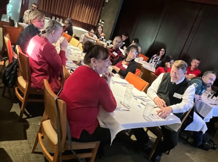 BDAIllinois's tweet photo. Last night was BDAI's World Hemophilia Day Observance Event and what a great night! Kyrie Smith from Sanofi was there, sharing her knowledge and support on how far blood disorder treatments have progressed. A special Thanks to Sanofi for working with us to make this event happen https://t.co/SCV2ESsIkZ