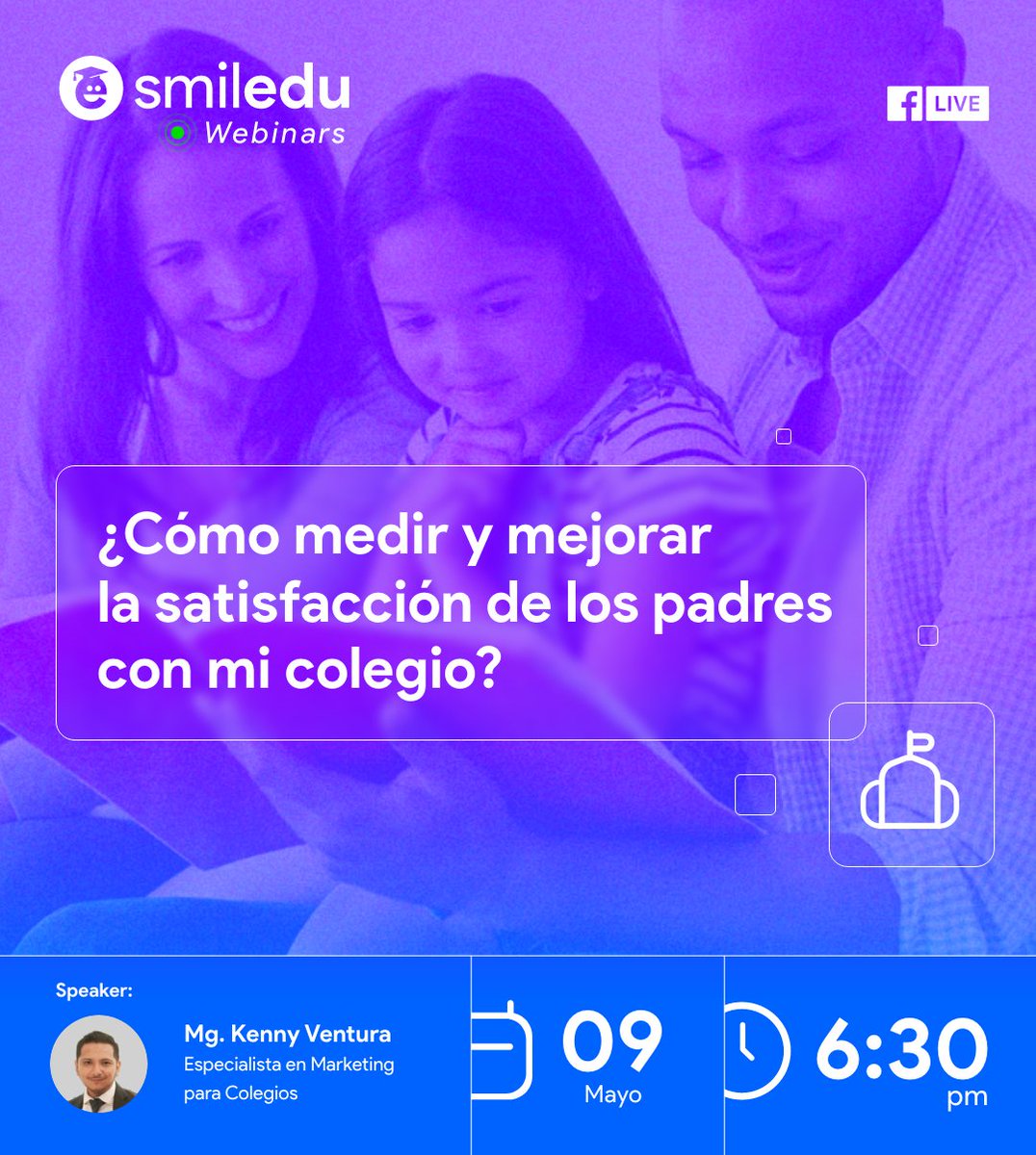 smiledu_com's tweet photo. ¿Tu colegio tiene una alta rotación de estudiantes en el año escolar? Únete a este #SmileduWebinar y descubre cómo mejorar los servicios que brinda tu institución, ya así aumentar la tasa de satisfacción de los padres de familia. 🏫🤩✨

👉Inscríbete:
https://t.co/KxJx8JXClG https://t.co/nfeDv49HaN
