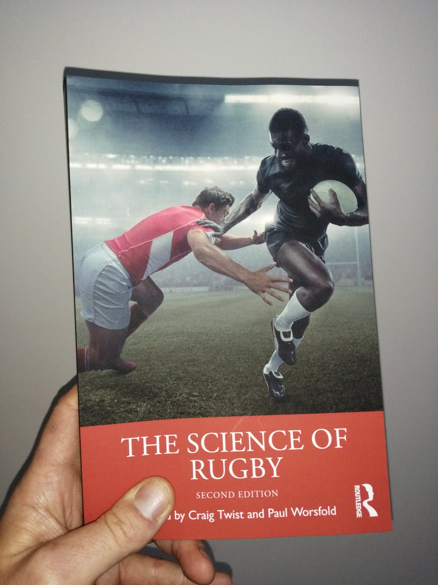 craig_twist's tweet photo. A nice way to end the week with the 2nd edition of  The Science of Rugby arriving in the post. A huge thank you to all the contributors who updated or contributed new chapters. Also to Routledge for their support. https://t.co/wwGl0MduC6