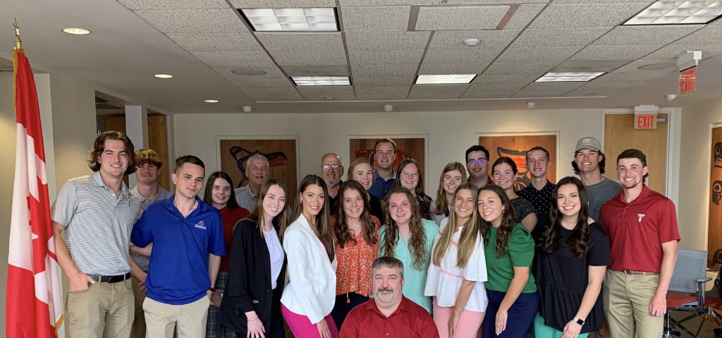 A group of students from <a href="/TROYUnews/">Troy University</a> stopped by to visit <a href="/CanCGAtlanta/">Canada in the Southeast United States</a> this morning - what a fantastic way to spend a Friday. If these young men &amp; women have anything to say about it, the future is looking bright.