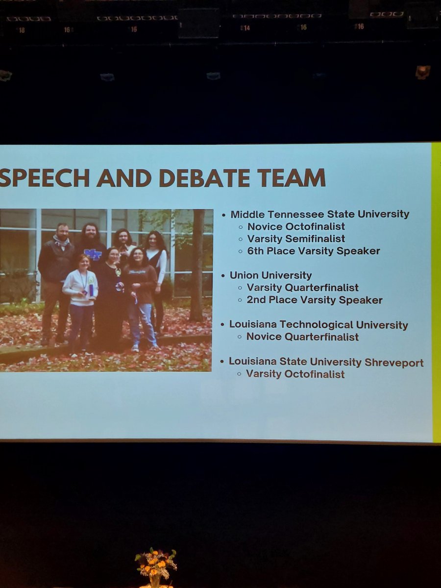usmforensics's tweet photo. The School of Media and Communication recognized the team’s national achievements over the last year at the annual awards night.

Graduate assistant coaches, Abbey Barnes and Joshua Hendricks were both recognized for their contributions in teaching and citizenship, respectively. https://t.co/DicWIvyFFd