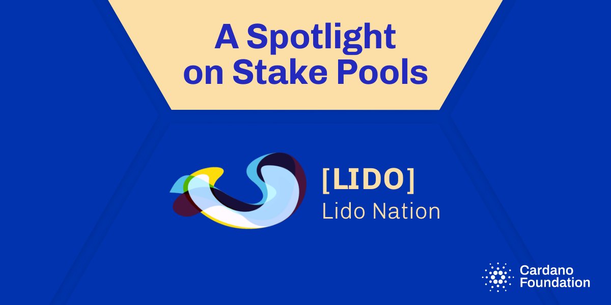 Cardano_CF's tweet photo. ⭐ A Spotlight on Stake Pools: @LidoNation

Stake pool operators (SPOs) contribute to the #Cardano ecosystem in many ways: update libraries, add repositories, help develop open source tools, &amp; more!

Learn about Lido Nation's role in the ecosystem⬇️
📖 https://t.co/tvMMhmBPYH https://t.co/hS1eYI5UlO
