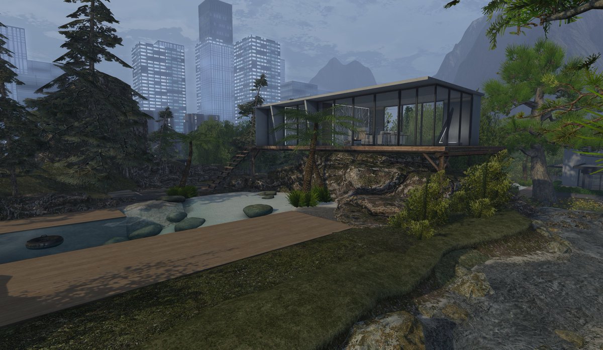 LeviathanBay's tweet photo. First Updated Rental : Mountain Heights -
Fully Furnished 1 Bedroom + 1 Bathroom 
400 Prims Available (726 total) 
1495 PW
Amenities: 
Lounge with a good view. Pool. Parking. 
Adult Furnishings. Shower, Sofa, Bed, Shibari, Etc. https://t.co/YlvOZ3q2Km