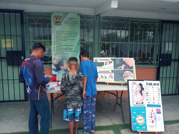 CapaNegras's tweet photo. Brigada de Salud para la Prevención y Orientación en Adicciones en la Casa del Migrante Frontera Digna en conjunto con los programas de la Jurisdicción @Jurisdiccion1PN @CONADICmx 
#JuntosPorLaPaz
#ConadicTeEscucha
#CuidaTuSaludMental
@ceca_coahuila @CapasCoahuila https://t.co/6GXj3wxlJk