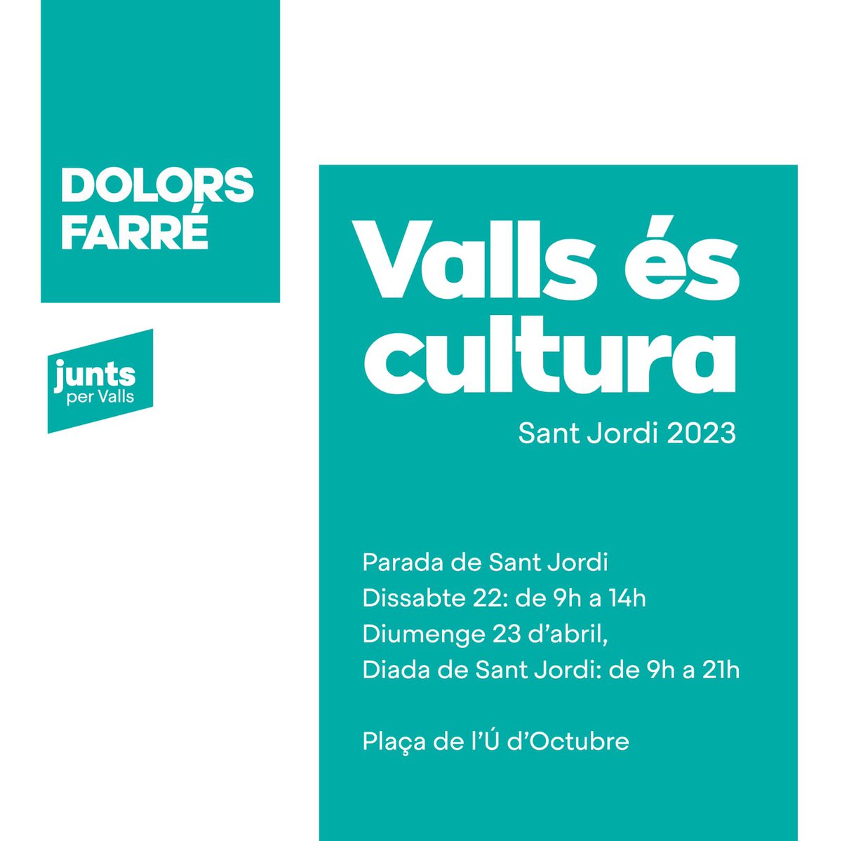 DolorsFarre's tweet photo. Un dia per omplir de vida la ciutat i gaudir de la tradició 🐉

Hi serem amb la candidatura🛡️
Aquest dissabte i diumenge. 
Us hi esperem! https://t.co/7OXRkJxEW9