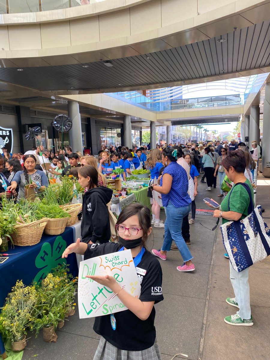 NvstateED's tweet photo. The @GreenOurPlanet2 Giant Student Farmers Market is amazing for our students. Our kids are learning life-long lessons that help them learn and grow in new ways. No pun intended. @NVSupt https://t.co/5ntIwhTBug