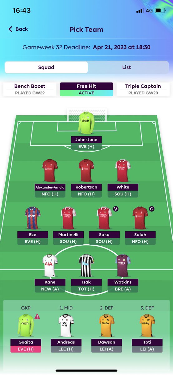 rorybraz12's tweet photo. @FPLGeneral Locked in lets goooo
129 OR https://t.co/O9Bm9fhnUx