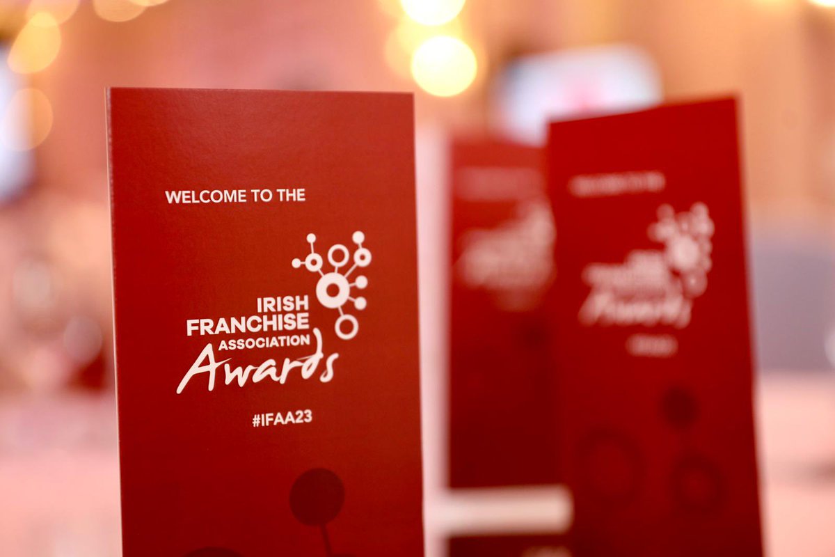 FranchiseIRE's tweet photo. The room is set and we're excited to welcome our guests to the 2023 Irish Franchise Association Awards #IFAA23 https://t.co/dohtyMuZPg