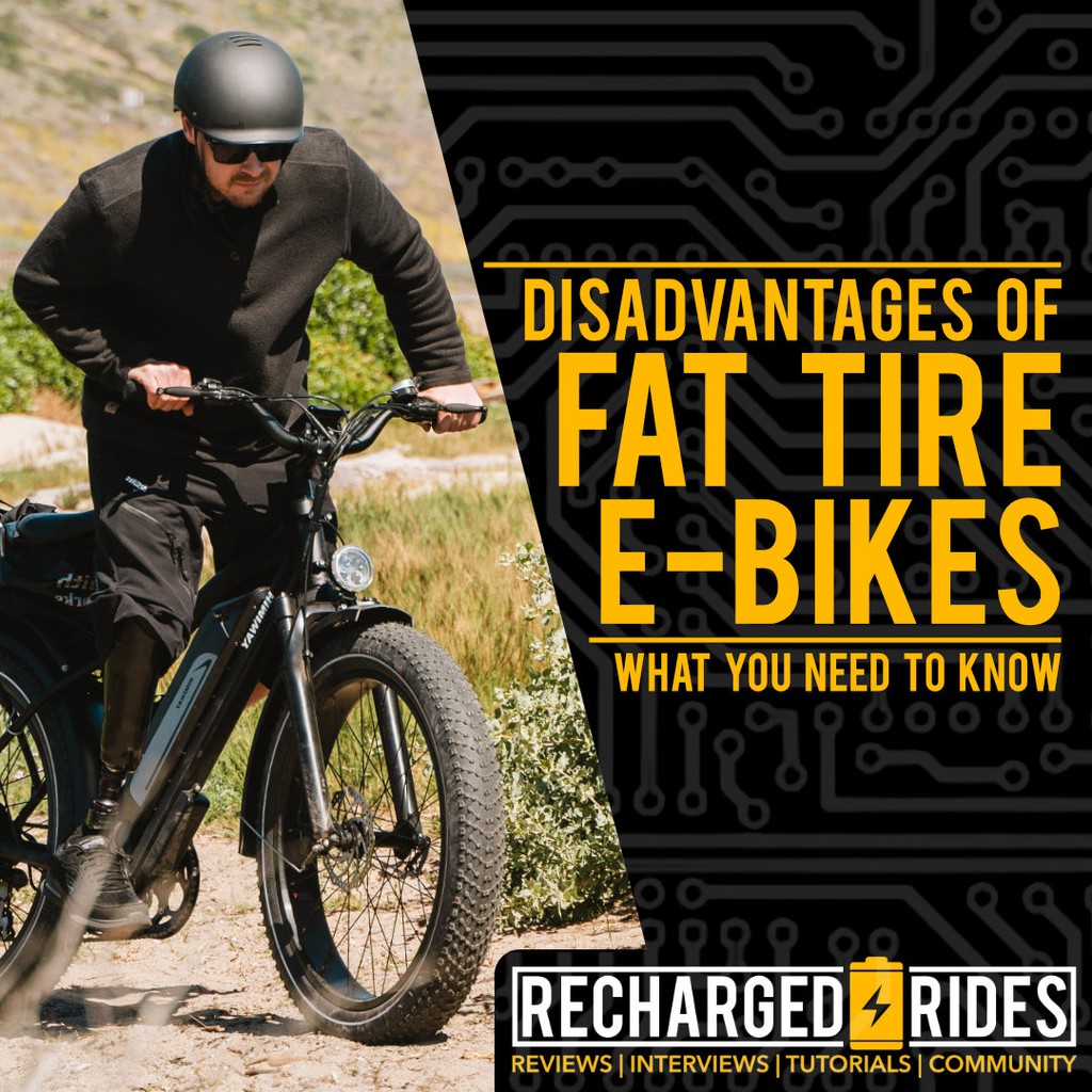At Recharged Rides, we're huge fans of fat tire e-bikes, but what are the disadvantages to consider before buying one? rechargedrides.com/disadvantages-… #bikelife #bikelove #ebikes #electricbikes #ev #electricvehicles #fattires #offroad #outdooradventure