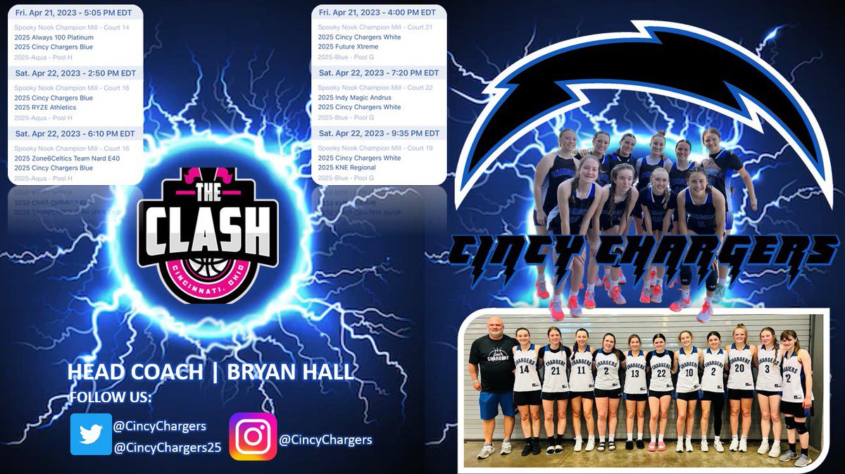 JeremyJ28201403's tweet photo. 🚨The Clash🚨
@AJohnson2025 
@Ashleybutts2025
@kpham2007 
@miadecker2025 
@tess_trimble_ 
@bella_houillion 
@JennaBurke2025 
@Lm_Lilah 
@GabiGoodhart 
@t_hummeldorf26 
@emmahartmann_ 
@Alexa_nisonger 
@lm_morgan14 
@avagendreau11 
@VicRodriguez25 
@delaney_bair 
@CincyChargers https://t.co/PpK4YtnkUQ