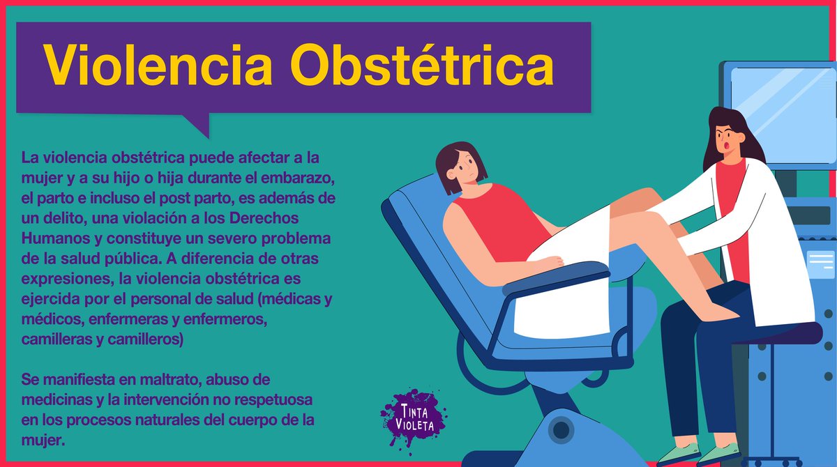 entintavioleta's tweet photo. 🚨Estas son algunas expresiones de la violencia obstétrica:

❌"No llores ahora que cuando lo estabas haciendo no te quejabas"
❌"En este lugar no hay cupo para mujeres pariendo"
❌"Para que te voy a explicar si no lo vas a entender"

#NoMasViolencia https://t.co/UzsN4QrQbz