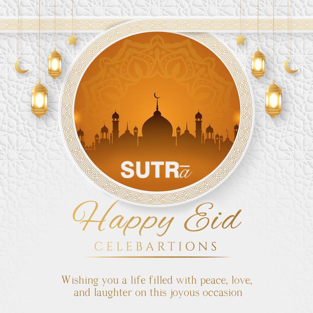 sutraacreations's tweet photo. May the joyous occasion of Eid bring you peace, happiness, and prosperity. #EidMubarak to you and your family!
#Eid2023 #celebration #sutraa https://t.co/jUdPiCXHQm