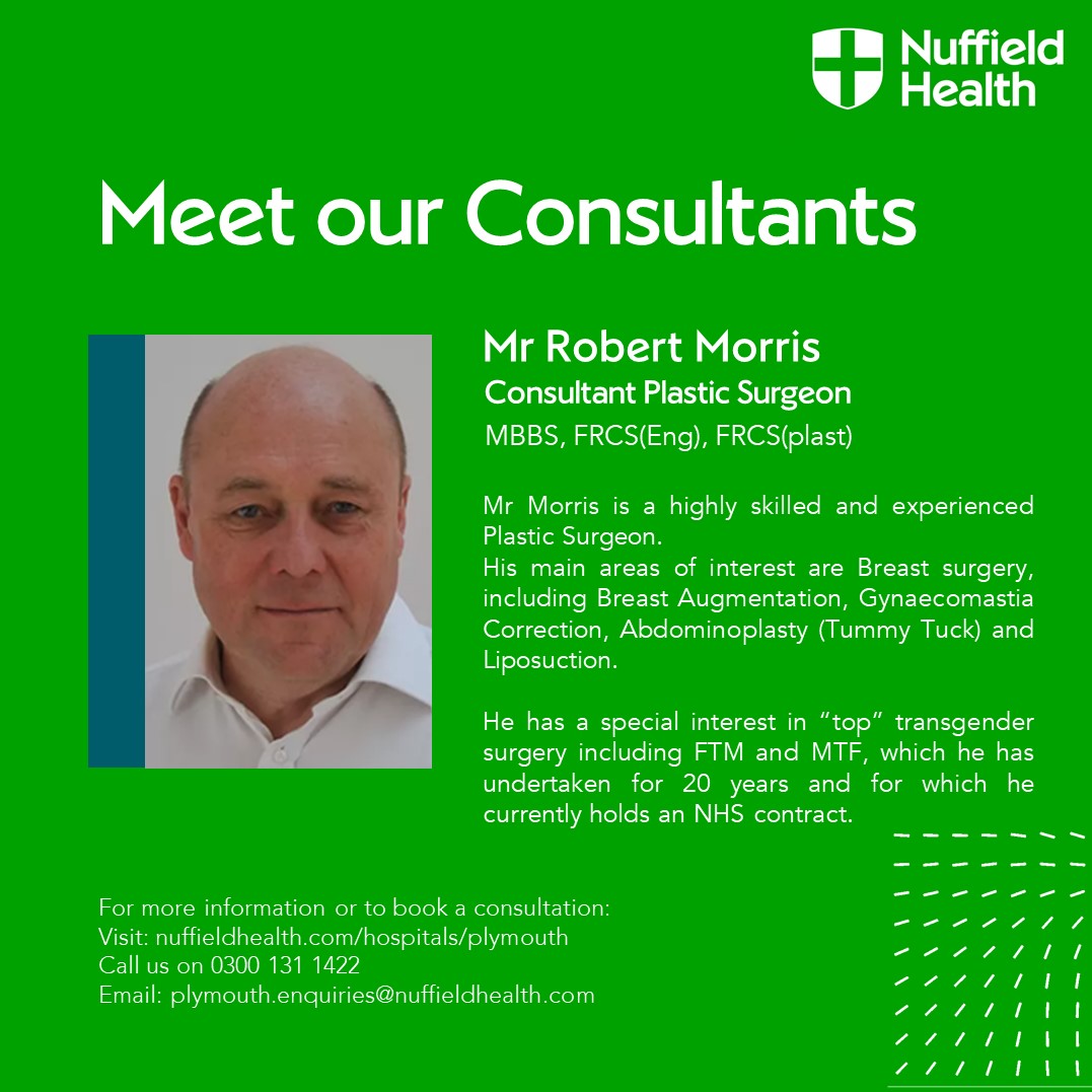 NHPlymouthHosp's tweet photo. If you have been considering cosmetic surgery, you may wish to have a consultation with one of our highly skilled Consultant Plastic Surgeons. 

Appointments are available to book online. If you would like to speak with us please call 0300 131 1422. https://t.co/sAEErAaUAQ https://t.co/zqbgydLn5F