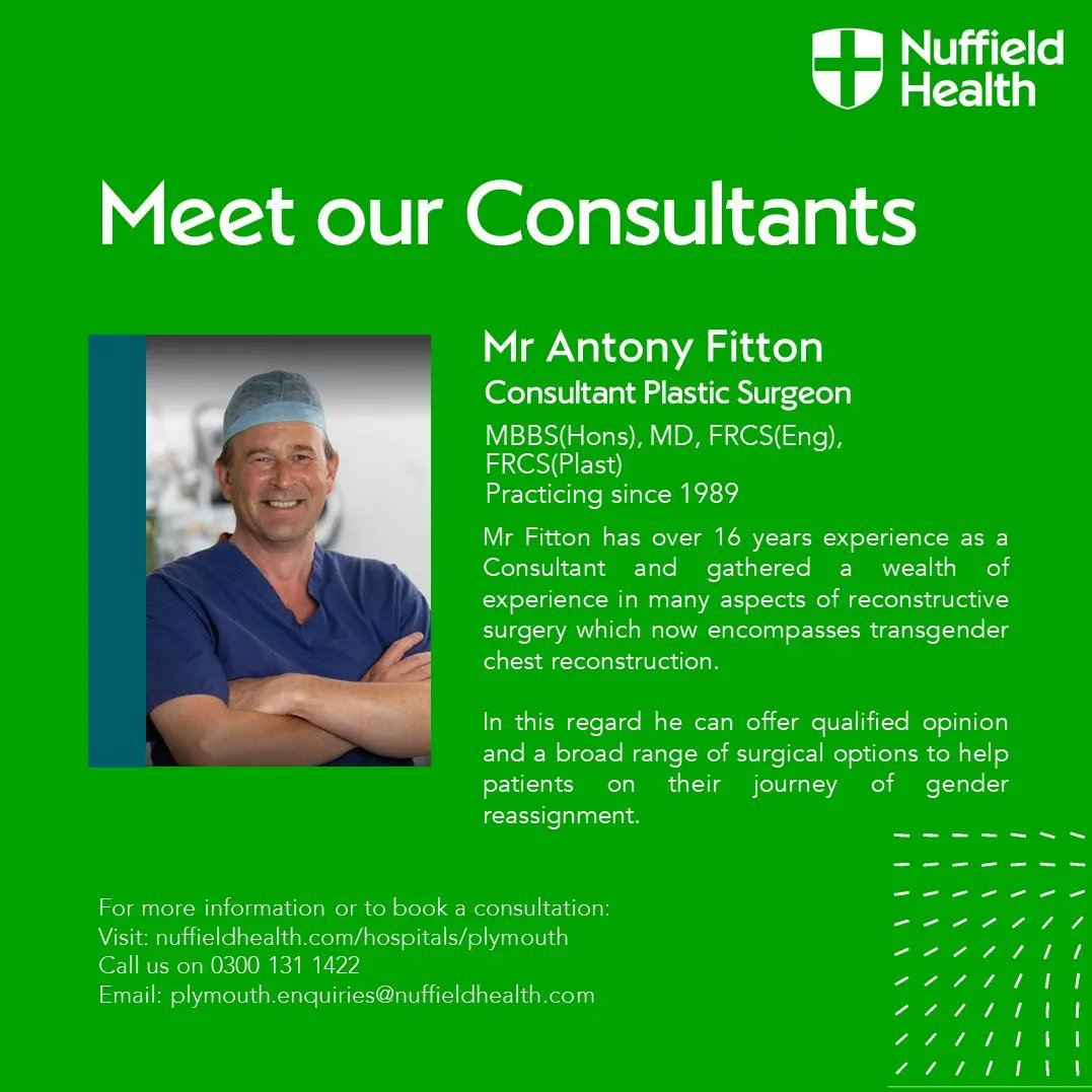 If you have been considering cosmetic surgery, you may wish to have a consultation with one of our highly skilled Consultant Plastic Surgeons. 

Appointments are available to book online. If you would like to speak with us please call 0300 131 1422. buff.ly/41bzS8Y