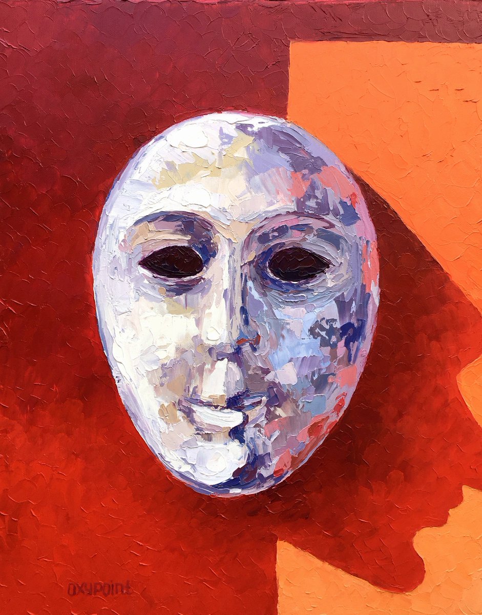 OXYPOINT_ART's tweet photo. "The Mask "
oil on canvas
50x40 cm (19.6х15.7 in)
#mask #venice #venicemask #volto #italia #art #artist #modernart
#knifepainting #oilpainting #painting #contemporaryart #oxypoint https://t.co/W7tjqyNgTX