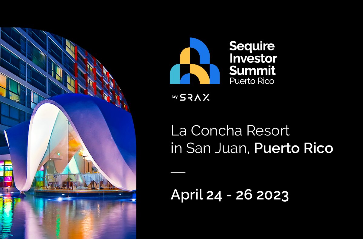 SRAXmedia's tweet photo. The countdown is on! The Sequire Investor Summit starts in just 3 days. Don't miss out on this valuable opportunity and check out the full schedule here: https://t.co/2dzKYsuZho
#SequireInvestorSummit #SequireEvents #InvestorCommunity #PuertoRico https://t.co/r5gmTGqQ1L