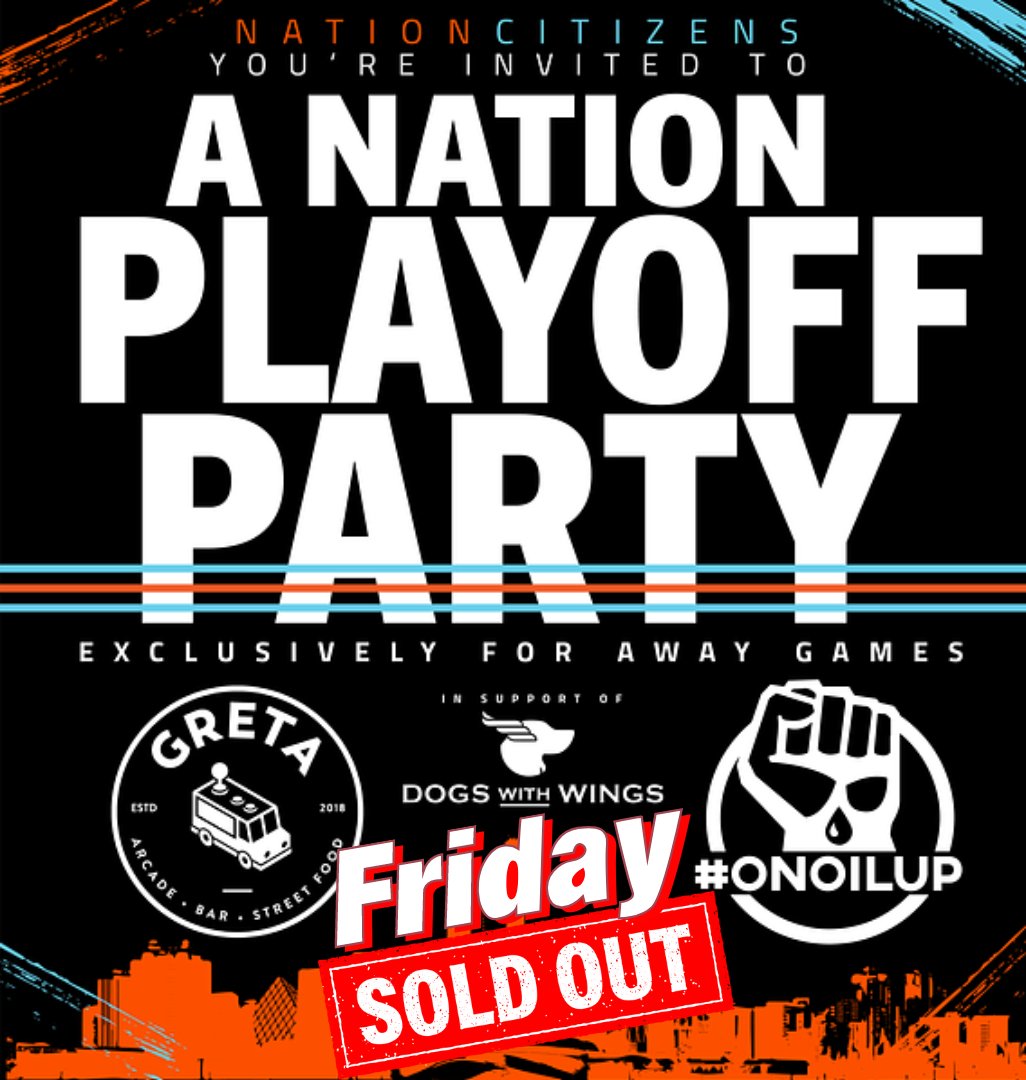 OilersNation's tweet photo. TODAY IS THE DAY

While reservations for tonights playoff party at Greta Bar Yeg are sold out, walk-ins are available but not guaranteed. 

Reserve your spot for Game 4 on SUNDAY https://t.co/C6dr8J0VII or text 587-418-8507

This event is in support of @dogs_with_wings https://t.co/38UHj0CUcb