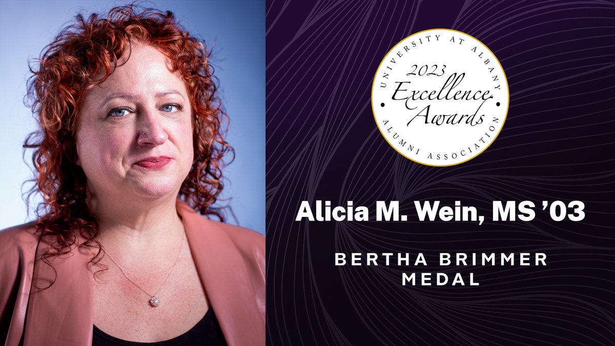 ualbanyalumni's tweet image. Guilderland High School English teacher Alicia Wein, MS ’03, is the recipient of the Bertha Brimmer Medal for 2023. She supports GHS students in numerous programs and has been a part of Capital District Writing Project since 2004. 

More: alumni.albany.edu/2023_wein