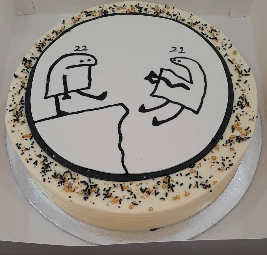 Flork birthday cake  Cake, Birthday cake, Desserts