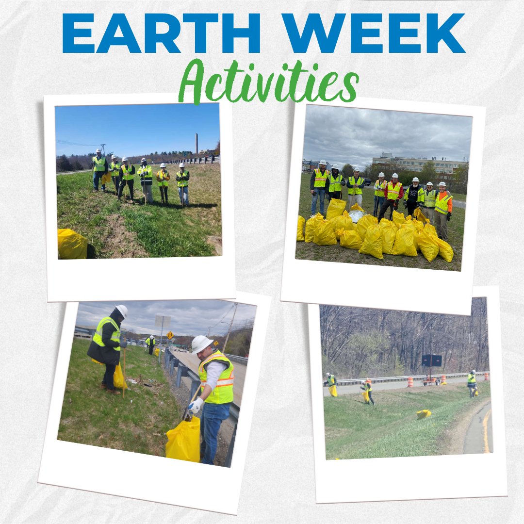 MassDOT's tweet photo. This week #MassDOT Highway District 4 crews performed litter clean up along RT 110 in #Lowell #Dracut, I-95 in #Waltham, Rt 1A in #Revere, and the Ward Hill Connector in #Haverhill. #MAEarthWeek https://t.co/kq1yDX3zJd