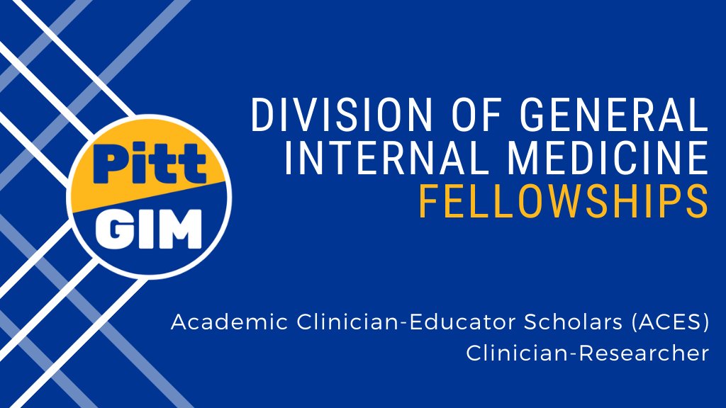 Applications for ✌️ of our PittGIM fellowships, the Clinician-Researcher (#PittCRfellowship) & the Academic Clinician-Educator Scholars (#PittACESfellowship) open May 1! Get ready and stay tuned - we’ll be sharing more info as the application season begins! #FellowshipFriday