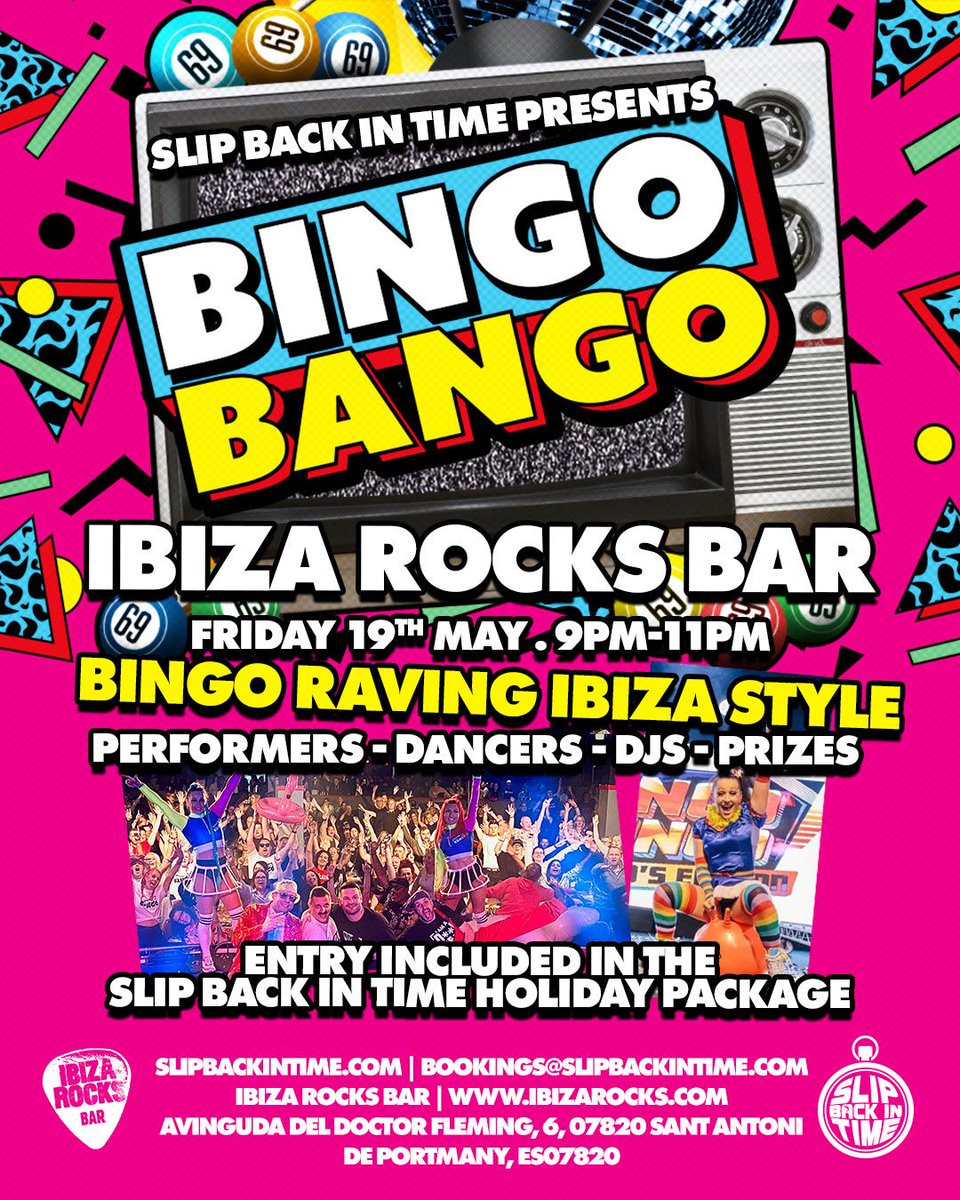 SlipBackInTime's tweet photo. To reserve your space with us at SBIT IBIZA 2023 - please email us today: bookings@slipbackintime.com
Website: https://t.co/k7x28aAKxV
#slipbackintime #oldskoolibiza #ibiza #SBIT #worldofrave #oldskoolvalues #ravemusic #housemusic #sanantonio #ibizaholiday #SBIT2023 https://t.co/RwSfuGknUe