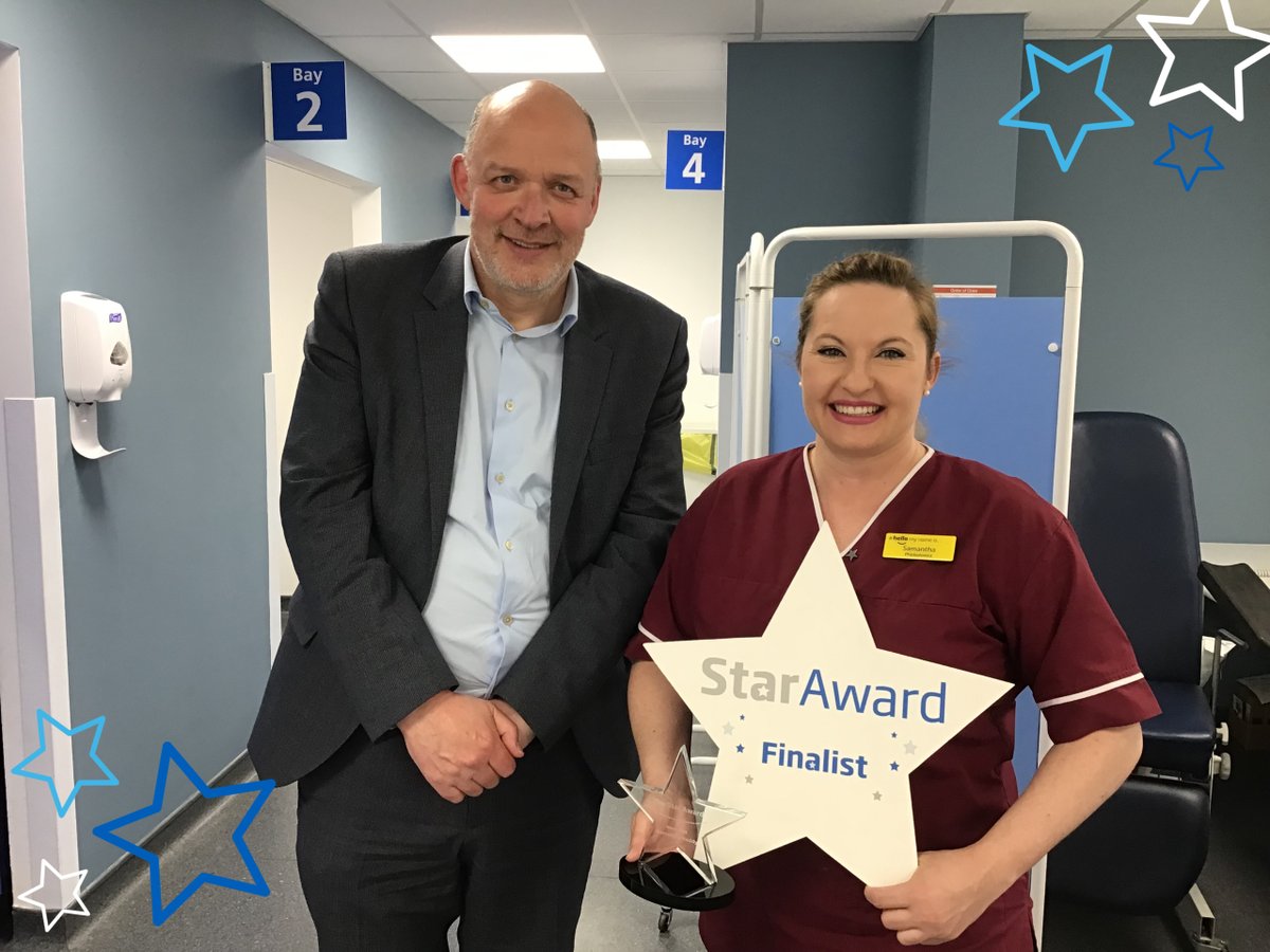Star Award: Samantha Reddy 🌟

Samantha, a Phlebotomist, supported and reassured a patient with learning disabilities who refused to have her blood taken. As a result, they got further in the process than ever before. "I couldn't have supported my patient without Samantha."
